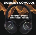 Audífono Bluetooth Inalámbrico Motomo MO-301 Led RGB - Imagen 4