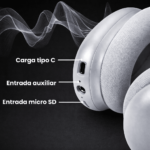 Audífono Bluetooth Inalámbrico Motomo MO-APMAX395 Plata - Imagen 4
